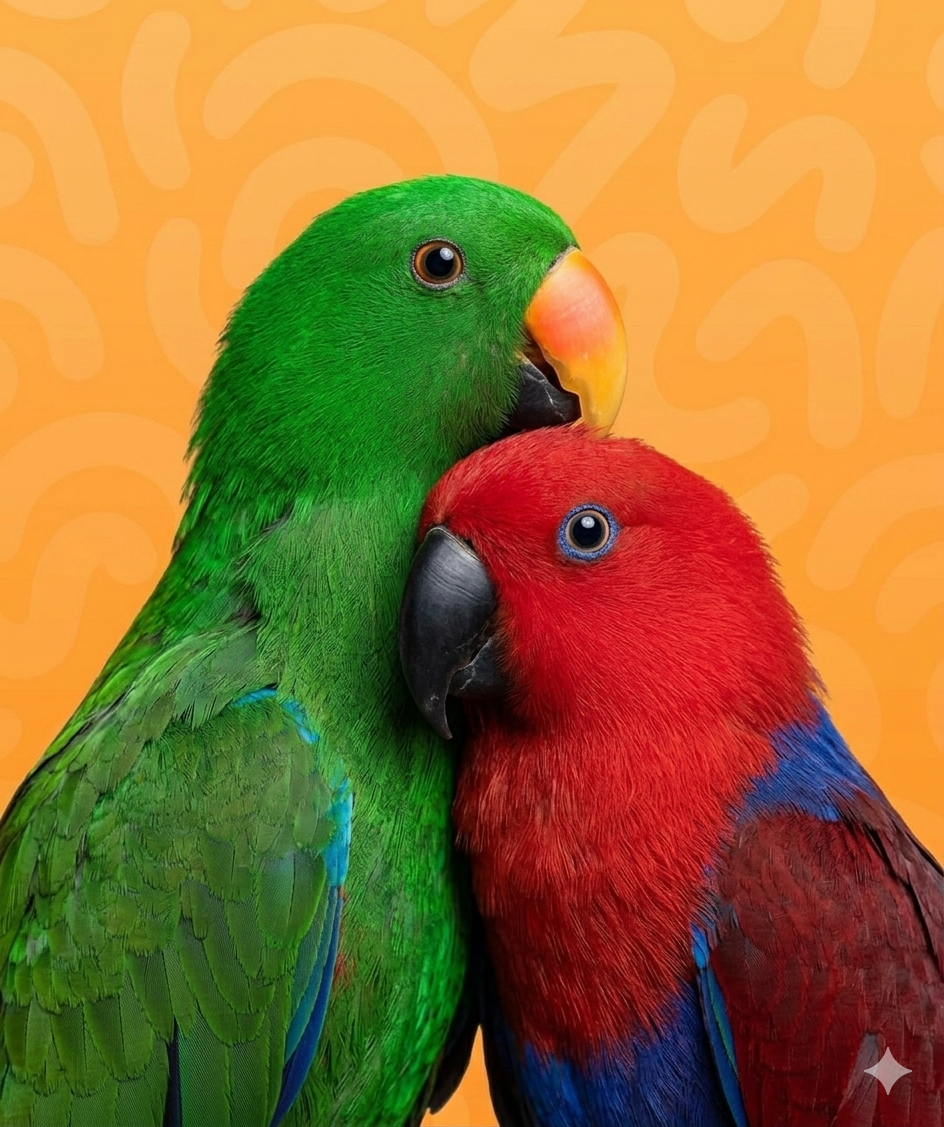 Eclectus Parrots for Sale | Hand-Fed Baby Eclectus
